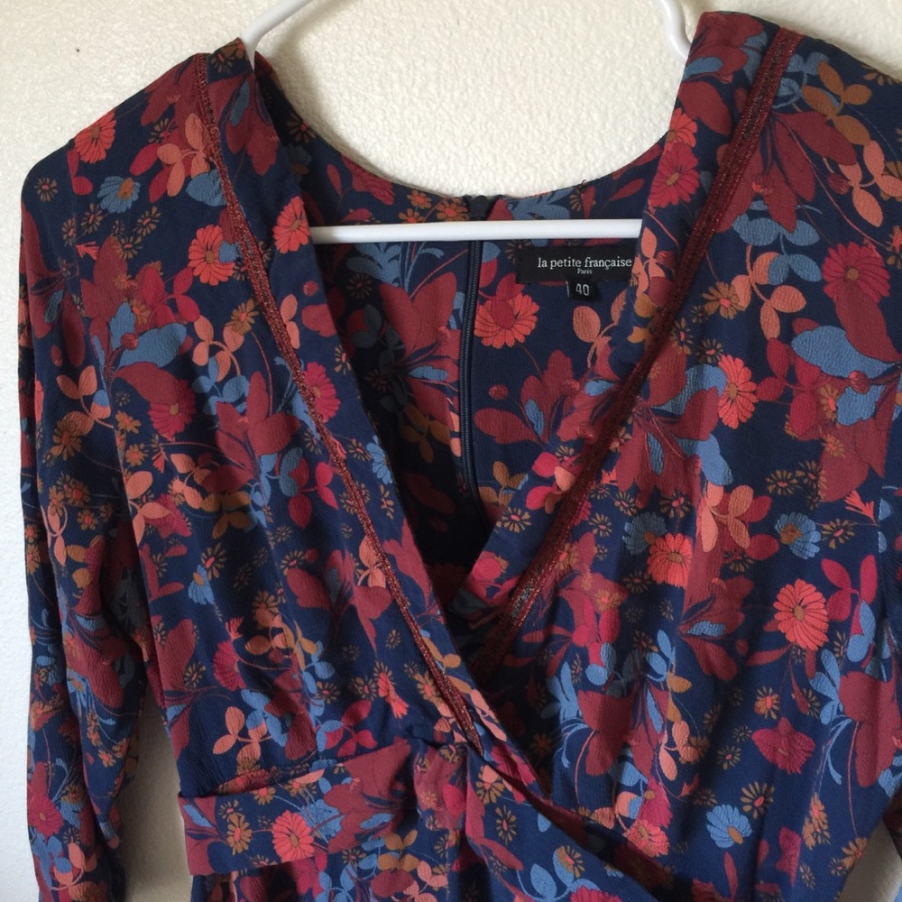 Spring/Fall Floral dress - Picture 2 of 5